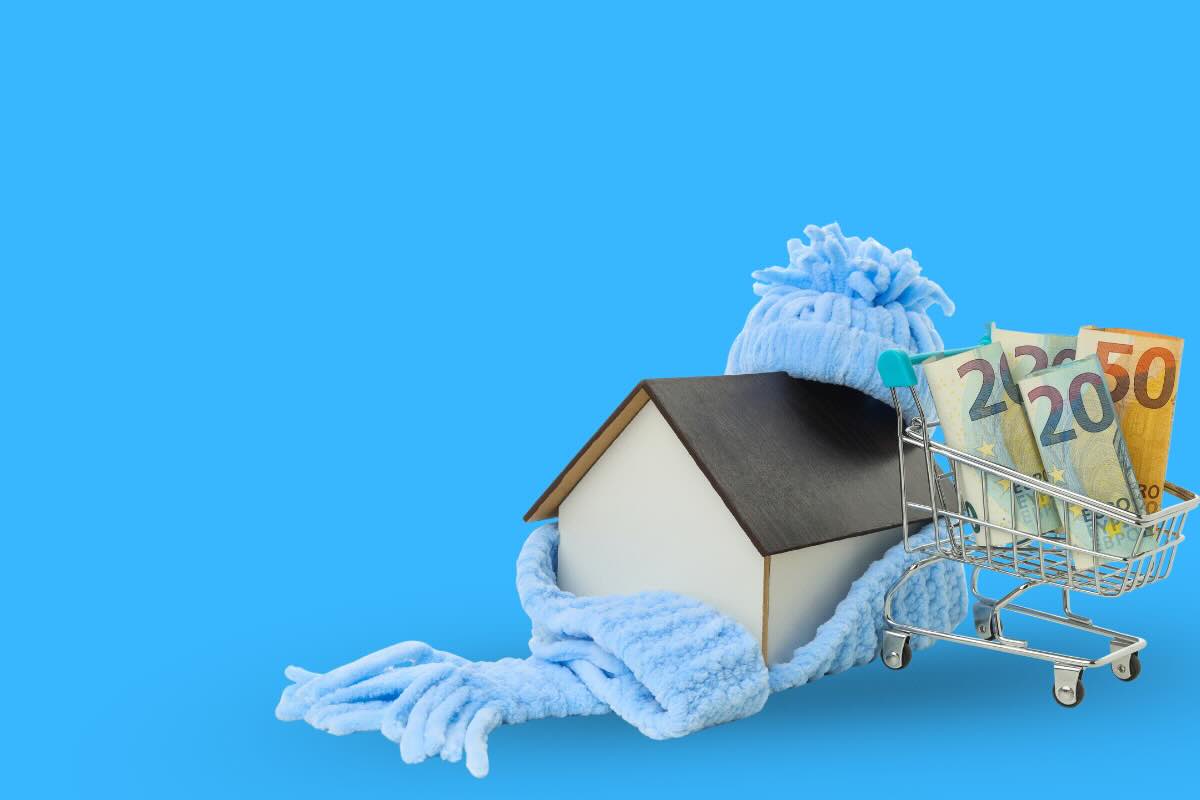 casa con sciarpa e euro