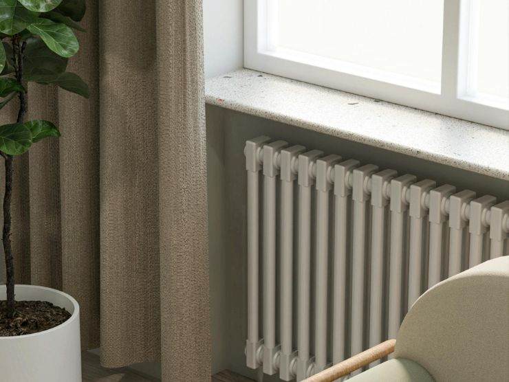 termosifone sotto la finestra